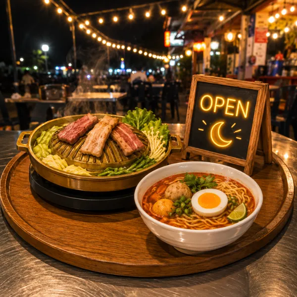 โปรโมทร้านอาหารปิดดึก ร้านอาหารเปิดกลางคืน ใกล้รามอินทรา